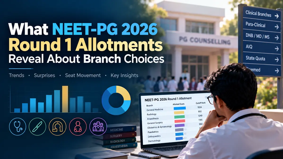 Cover image for NEET-PG 2026 Round 1: Branch Closing Ranks and Allotment Patterns